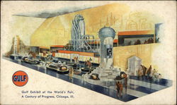 Gulf Exhibit 1933 Chicago World Fair Postcard Postcard Postcard