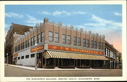 The Woolworth Building Gloucester, MA Postcard Postcard Postcard