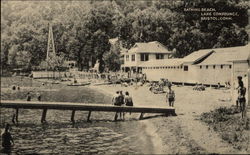 Bathing Beach Lake Compounce Postcard