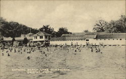 Bathing Beach, Lake Compounce Bristol, CT Postcard Postcard Postcard