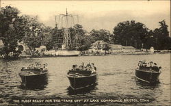 Fleet Ready for the Take-Off at Lake Compounce Bristol, CT Postcard Postcard Postcard