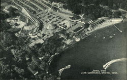 Aerial View of Lake Compounce Bristol, CT Postcard Postcard Postcard