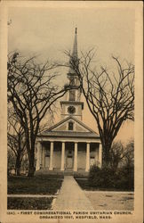 First Congregational Parish Unitarian Church Medfield, MA Postcard Postcard Postcard