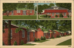 John Paul Jones Motor Court Postcard