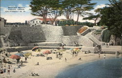 Bathing Beach Postcard