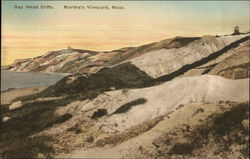 Gay Head Cliffs Martha's Vineyard, MA Postcard Postcard Postcard