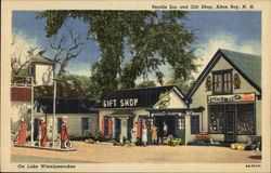 Reptile Zoo and Gift Shop, Gas Station Postcard