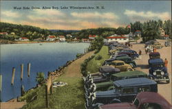 West Side Drive, Alton Bay Lake Winnipesaukee, NH Postcard Postcard Postcard