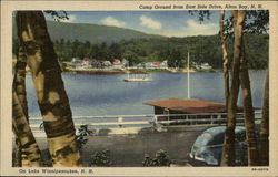 Campground From East Side Drive Postcard