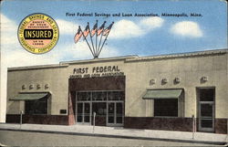 First Federal Savings and Loan Association Postcard