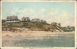 Ocean Front Cottages Postcard