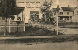 Nantasket Avenue, Corner of S Street Allerton, MA Postcard Postcard Postcard