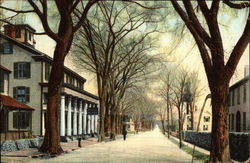 Along Main Street Postcard