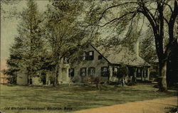 Old Whitman Homestead Massachusetts Postcard Postcard Postcard