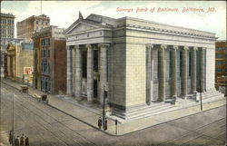 Savings Bank of Baltimore Maryland Postcard Postcard Postcard