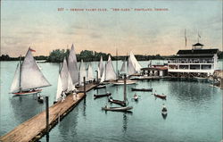 Oregon Yacht Club "The Oaks" Postcard