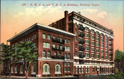 Y.W.C.A. and Y.M.C.A.Buildings Postcard