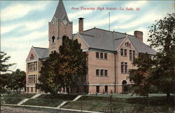 Peru Township High School Postcard