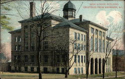 High School Building Kankakee, IL Postcard Postcard Postcard