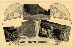 Views of Wood River Postcard