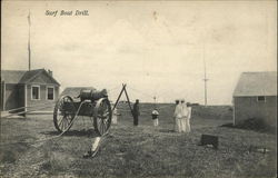 Surf Boat Drill Postcard