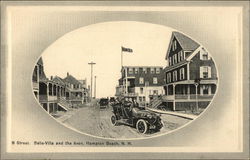 Belle-Villa and the Avon Hampton Beach, NH Postcard Postcard Postcard