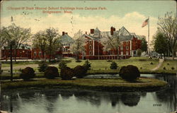 Glimpse of State Normal School Buildings Postcard