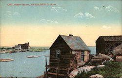 Old Lobster Shanty Marblehead, MA Postcard Postcard Postcard