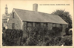 Old Gardner House Marblehead, MA Postcard Postcard Postcard