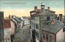 Front Street Marblehead, MA Postcard Postcard Postcard