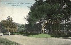 Hairpin Turn, Merr'k Valley race Course Lowell, MA Postcard Postcard Postcard