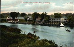 Concord River Canoeing Postcard