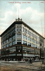 View of Colonial Building Postcard