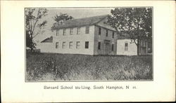 Barnard School Building Postcard