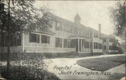 Hospital Framingham, MA Postcard Postcard Postcard