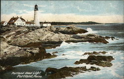 Portland Head Light Maine Postcard Postcard Postcard