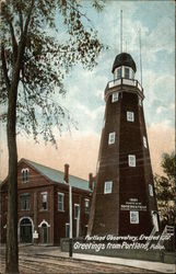 Observatory, Erected 1807 Portland, ME Postcard Postcard Postcard