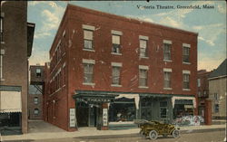 View of Victoria Theatre Greenfield, MA Postcard Postcard Postcard