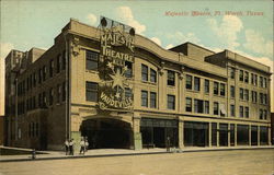 View of Majestic Theatre Postcard