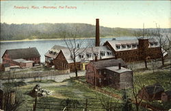 Merrimac Hat Factory Amesbury, MA Postcard Postcard Postcard