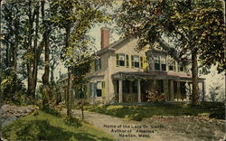 Home of the Late Dr. Smith, Author of "America" Postcard