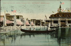 Gondolas on the Lagoon, Paragon Park Nantasket Beach, MA Postcard Postcard Postcard