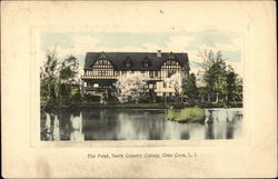 The Pond, North County Colony Glen Cove, NY Postcard Postcard Postcard