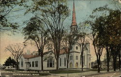 Belleville Congregational Church Postcard