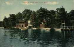 Camps at Sluice Pond Postcard