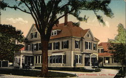 Lynn Hospital Building Massachusetts Postcard Postcard Postcard