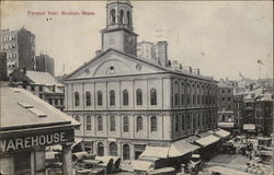 Faneuil Hall Boston, MA Postcard Postcard Postcard