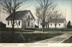 View of Village Schoolhouses Postcard