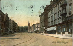 Looking up James Street Rome, NY Postcard Postcard Postcard