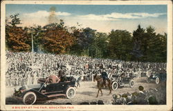 A Big Day at the Fair, Brockton Fair Massachusetts Postcard Postcard Postcard